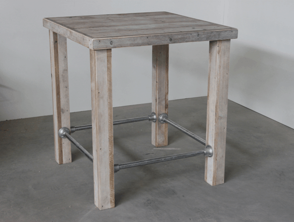 Steigerhouten bartafels van steigerhout by fÃrn