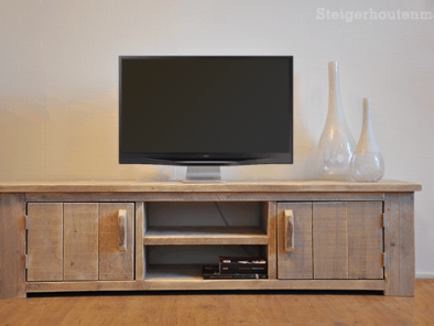 steigerhouten tv meubel Roma