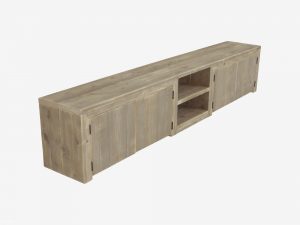 steigerhouten tv meubel sutri achtergrond wit