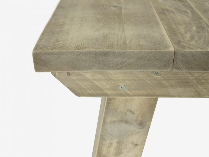 Steigerhouten tafel Ystad detail 1