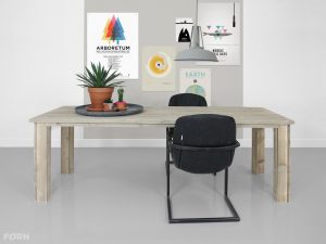 steigerhouten tafel Bob