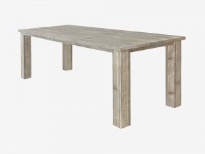 steigerhouten tafel bob witte achtergrond