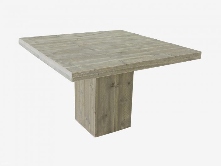 steigerhouten tafel trier vierkant witte achtergrond