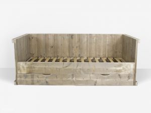 steigerhouten kajuitbed kinderbed witte achtergrond
