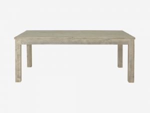 steigerhouten tafel pampoen witte achtergrond