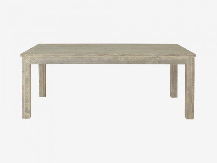 steigerhouten tafel pampoen witte achtergrond