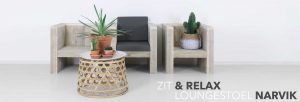 Steigerhouten stoelen Narvik