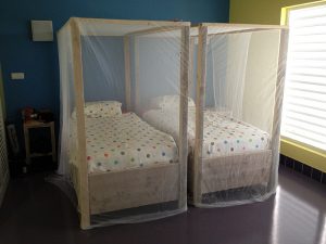 Steigerhout hemelbed voor kinderen