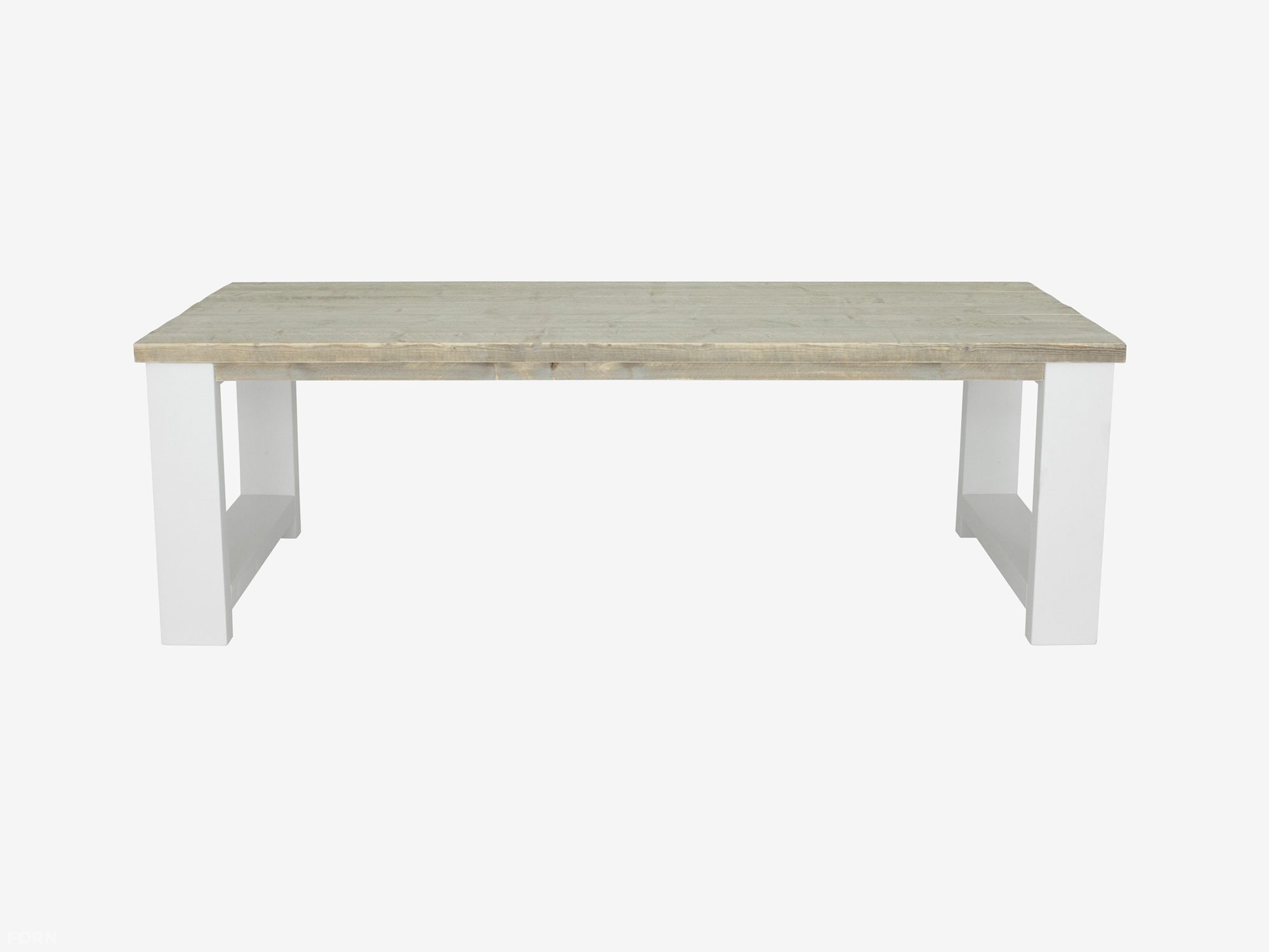 Steigerhouten tafel met dikke planken Millau Steigerhouten tafel met dikke planken Millau