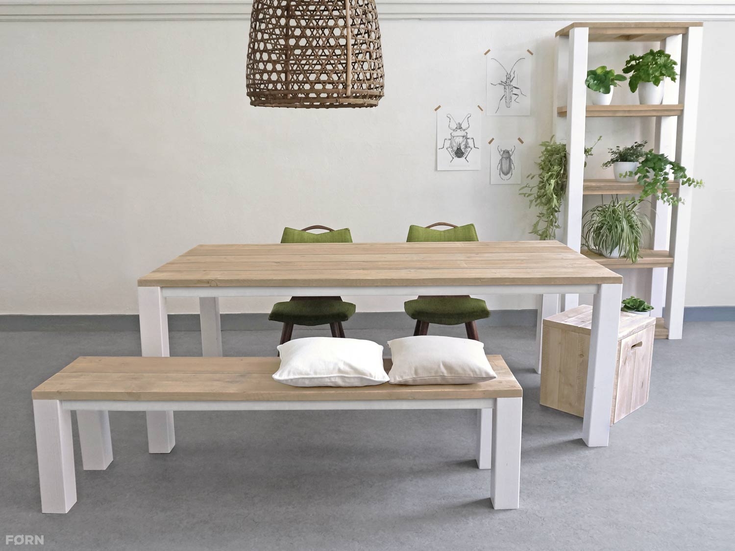 Steigerhouten eettafel op maat gemaakt F u00d8RN Steigerhouten eettafel op maat gemaakt F u00d8RN