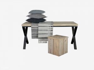 Industriele eettafel Tibbe