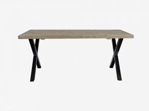 Industriele X-poot tafel staal