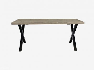 Industriele X-poot tafel staal