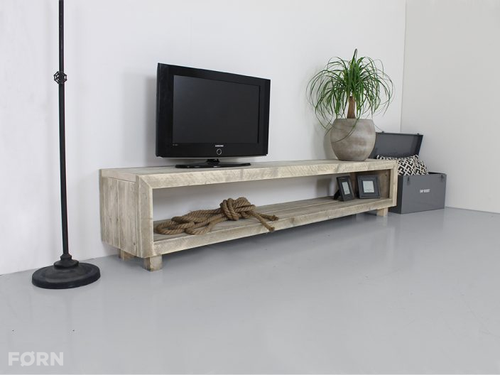 TV meubel steigerhout Bologna op maat gemaakt