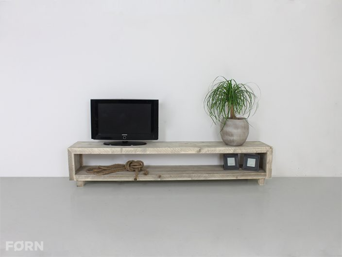 TV meubel steigerhout Bologna op maat gemaakt