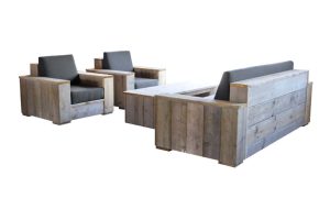 Steigerhouten loungeset Sorano