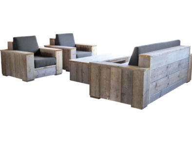 Steigerhouten loungeset Sorano